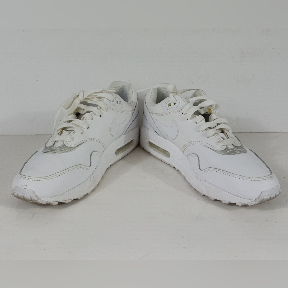 NIKE AIR MAX 1 "ALL WHITE" Women SIZE 9.5 [319986-119] ATHLETIC SNEAKERS SHOES